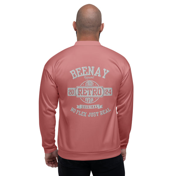 BeeNay Apparel Men’s Jacket – Retro Embroidered Edition