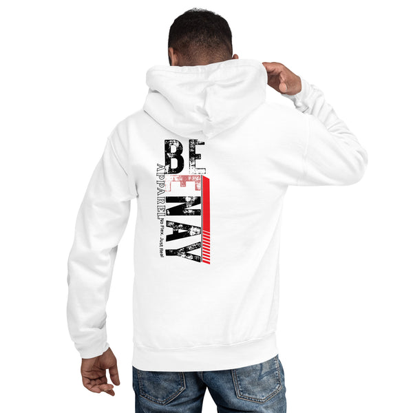 The BeeNay Clean Canvas, Bold Statement Classic White Hoodie